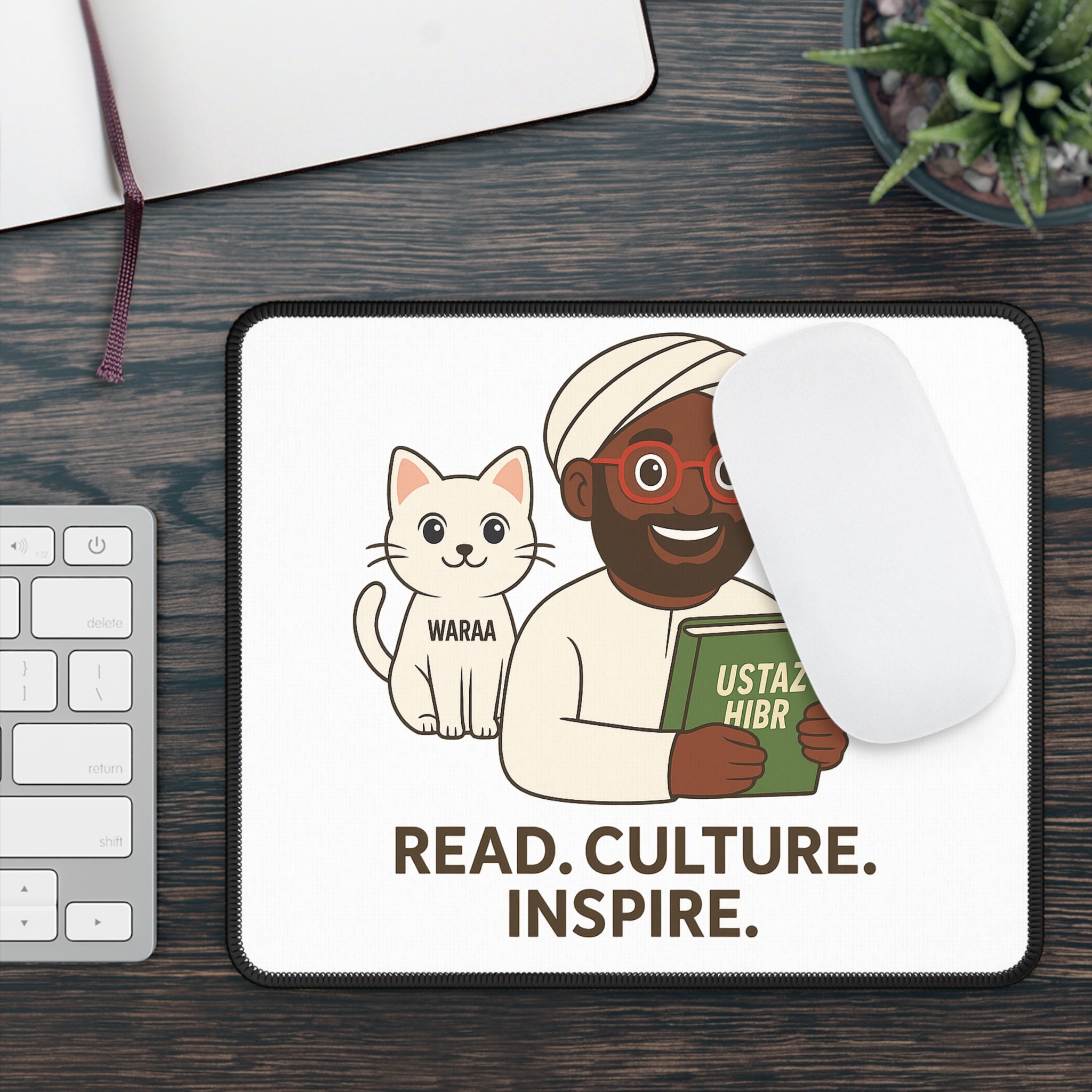 Gaming Mouse Pad – Inspiring Whimsical Design, Gift for Gamers, Students & Book Lovers | The White Story"