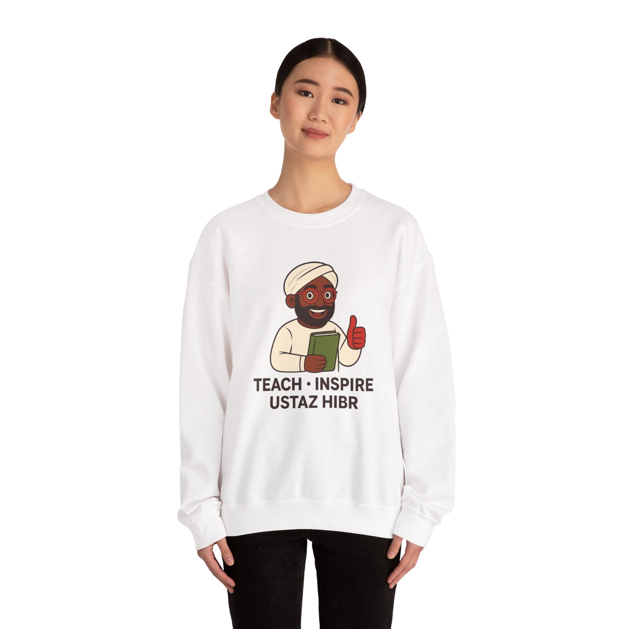 Inspiring Teacher Crewneck Sweatshirt - Cozy Gift for Educators, Motivation, Teaching Fashion, Inspirational Apparel, Back to School