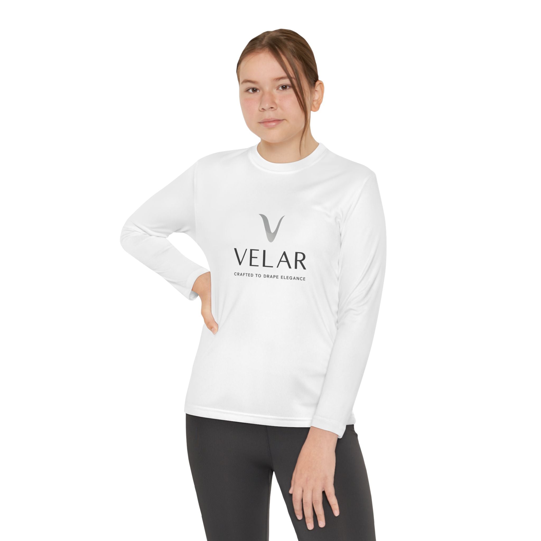 VELAR Youth Long Sleeve Athletic Tee | Kids’ Sport Shirt