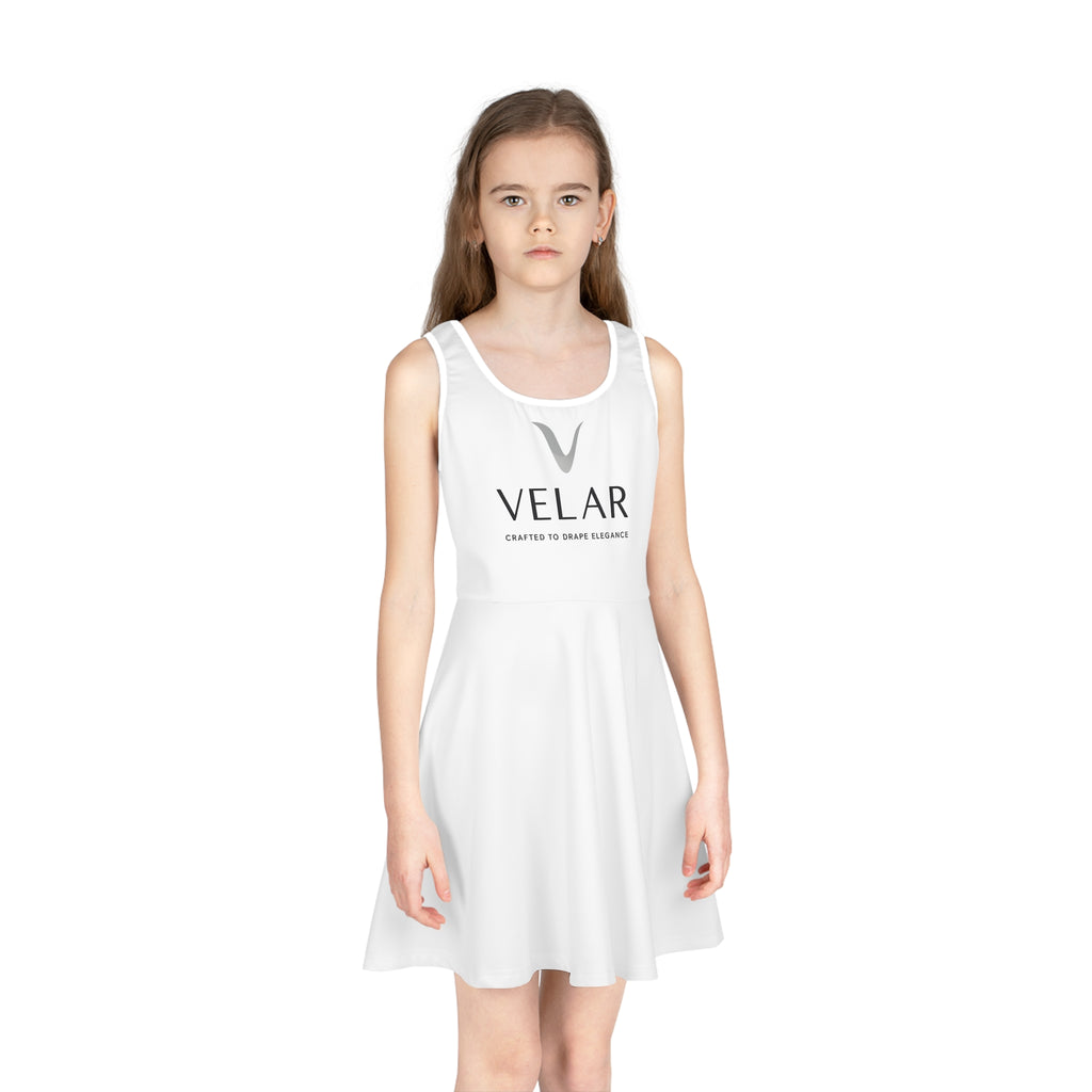 VELAR Girls’ Sleeveless Sundress | Stylish Summer Wear