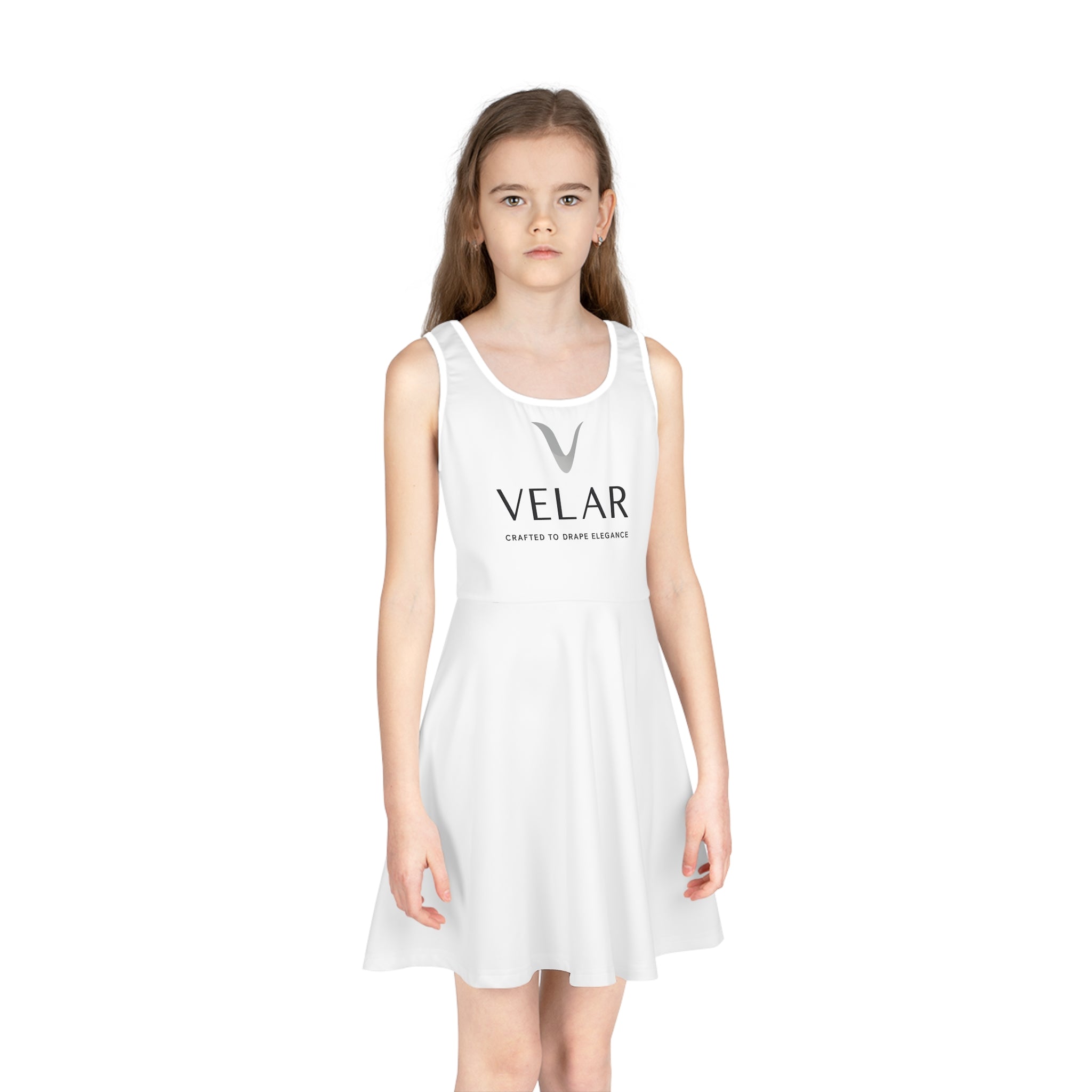 VELAR Girls’ Sleeveless Sundress | Stylish Summer Wear