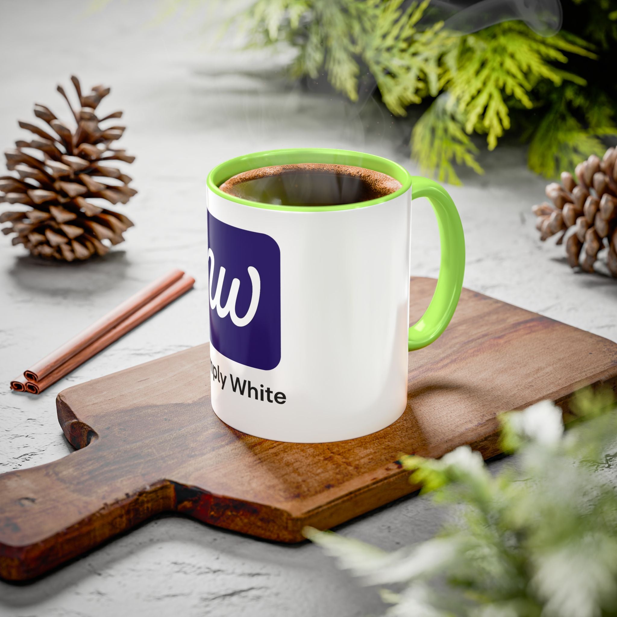Customizable Colorful Coffee Mug – Unique Modern Gift for Home, Office & Holidays | The White Story
