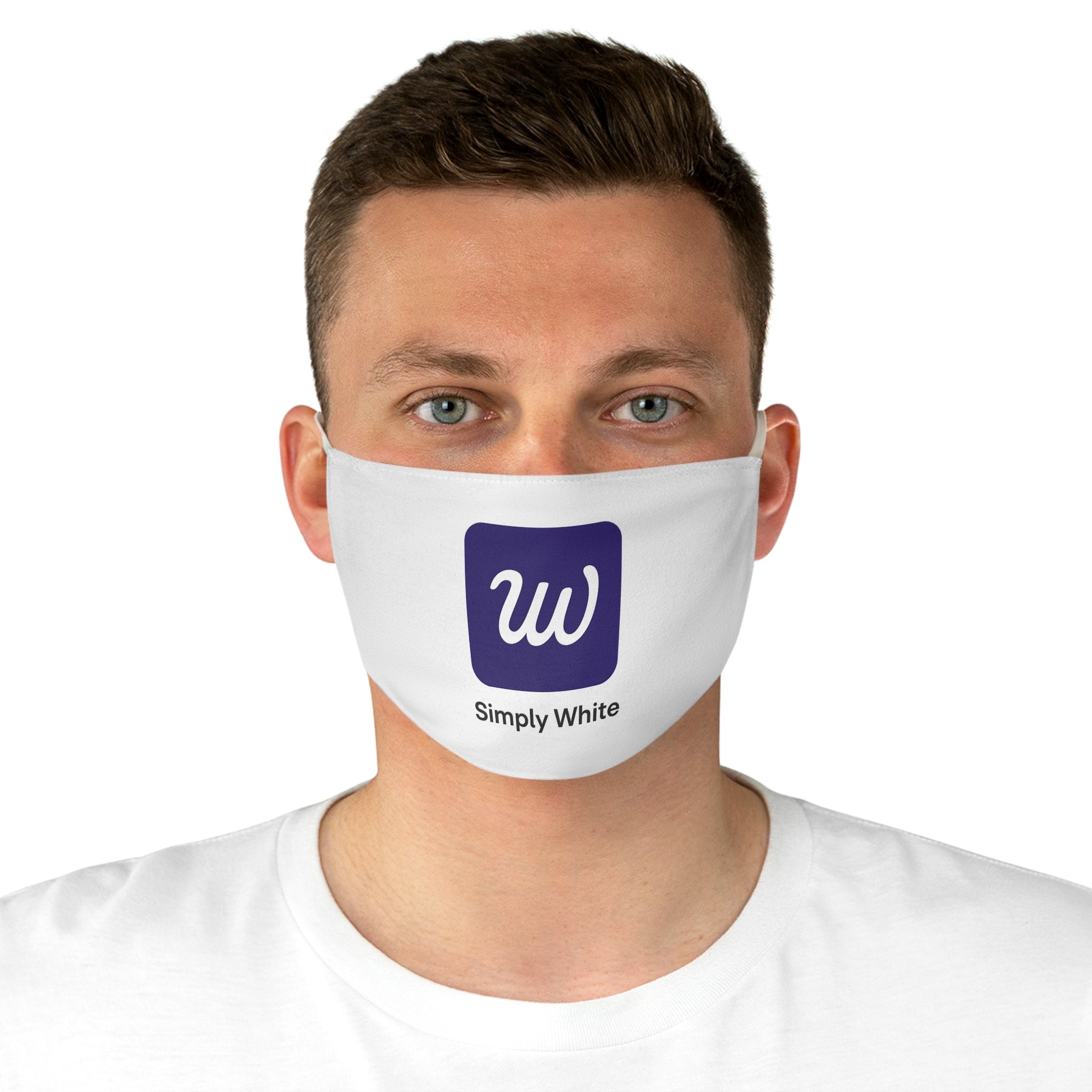 White Fabric Face Mask – Elegant Reusable Mask for Everyday Wear, Fashion & Safety | The White Story