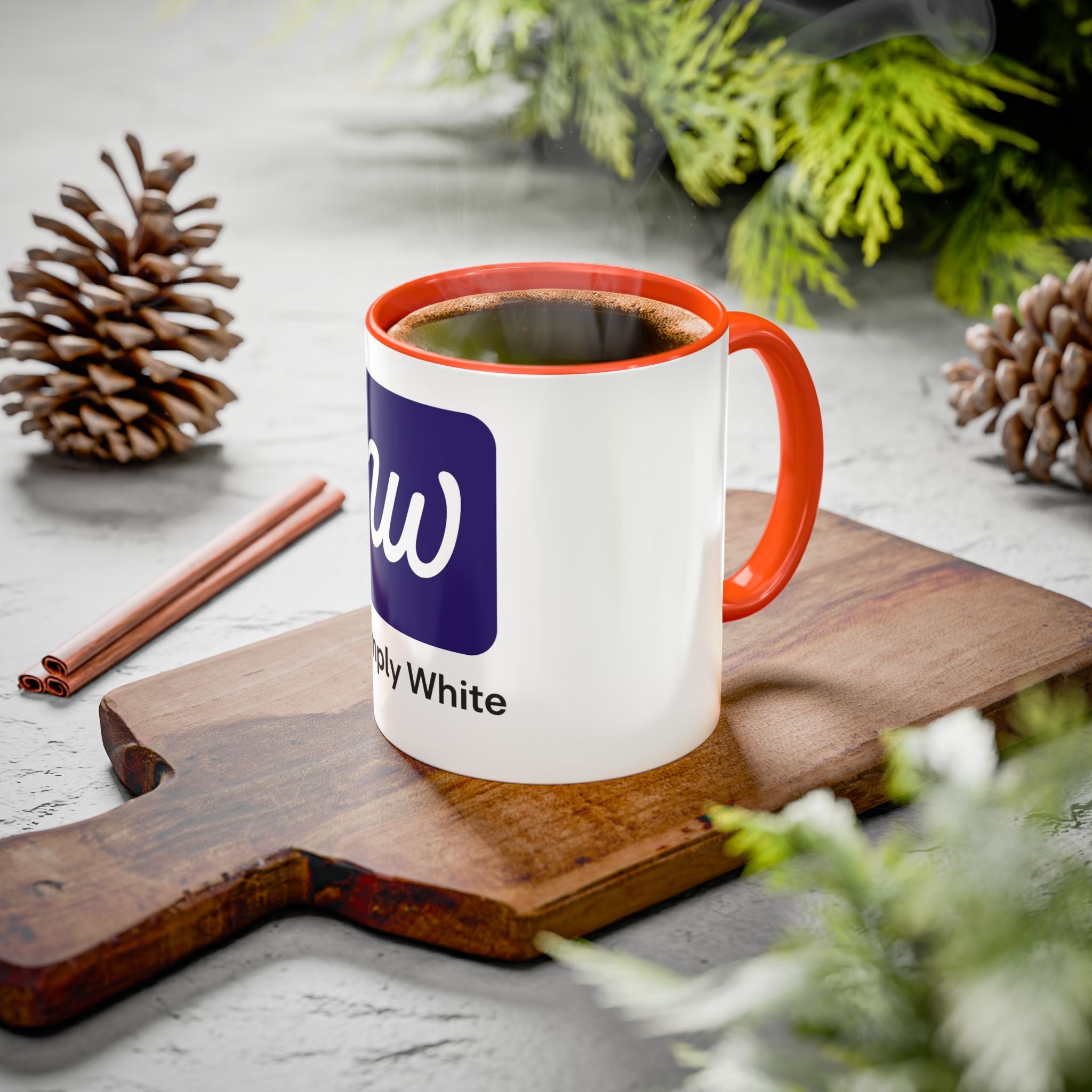 Customizable Colorful Coffee Mug – Unique Modern Gift for Home, Office & Holidays | The White Story