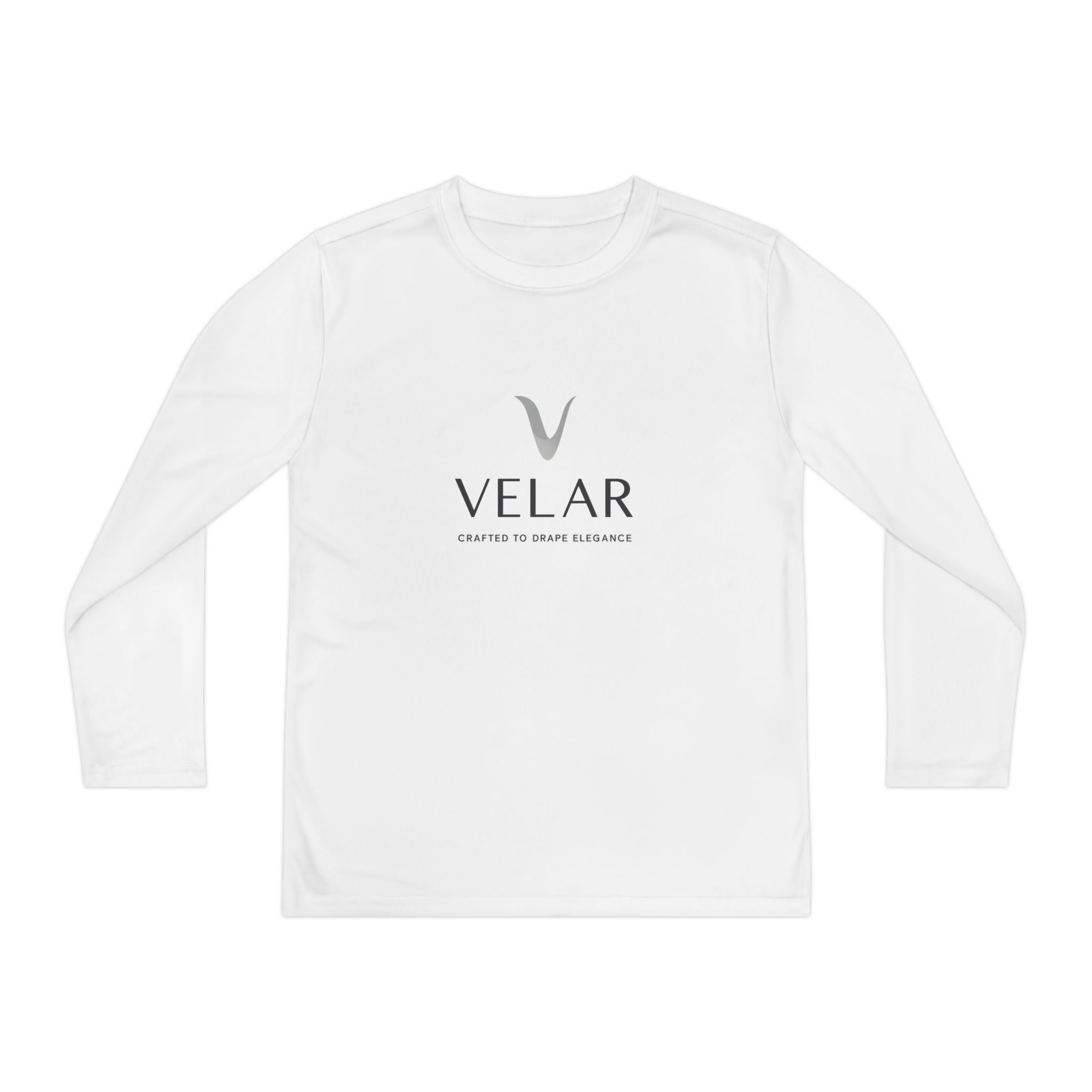 VELAR Youth Long Sleeve Athletic Tee | Kids’ Sport Shirt