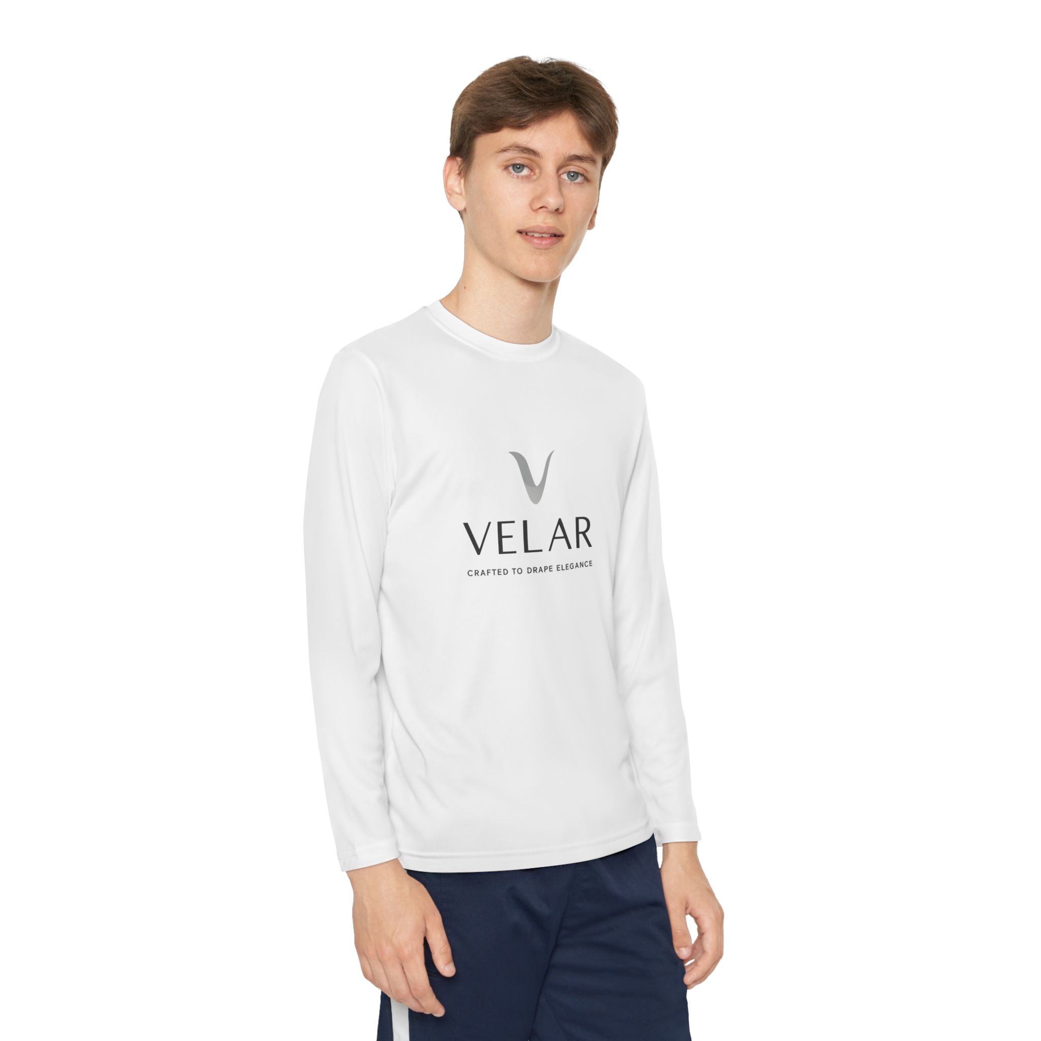 VELAR Youth Long Sleeve Athletic Tee | Kids’ Sport Shirt