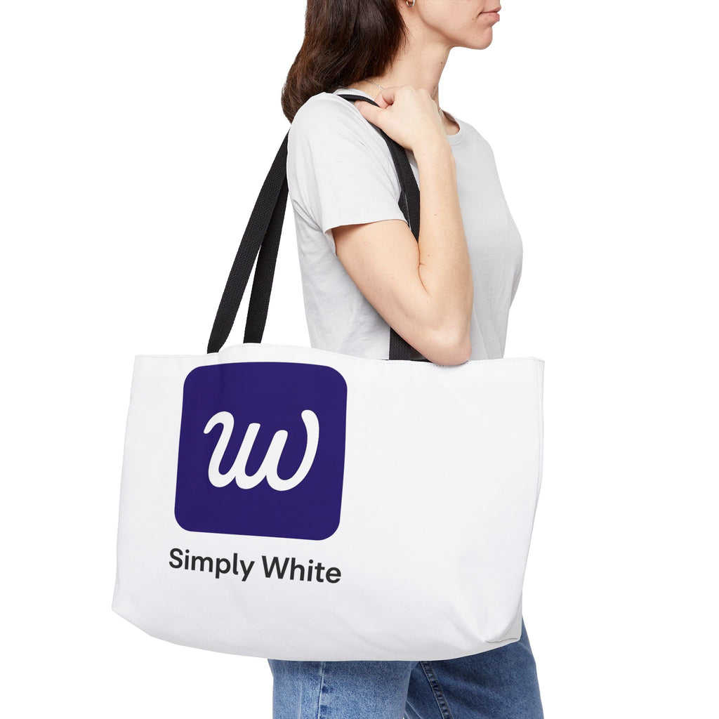 Canvas Weekender Tote Bag – Stylish Travel, Beach, Overnight & Gym Bag