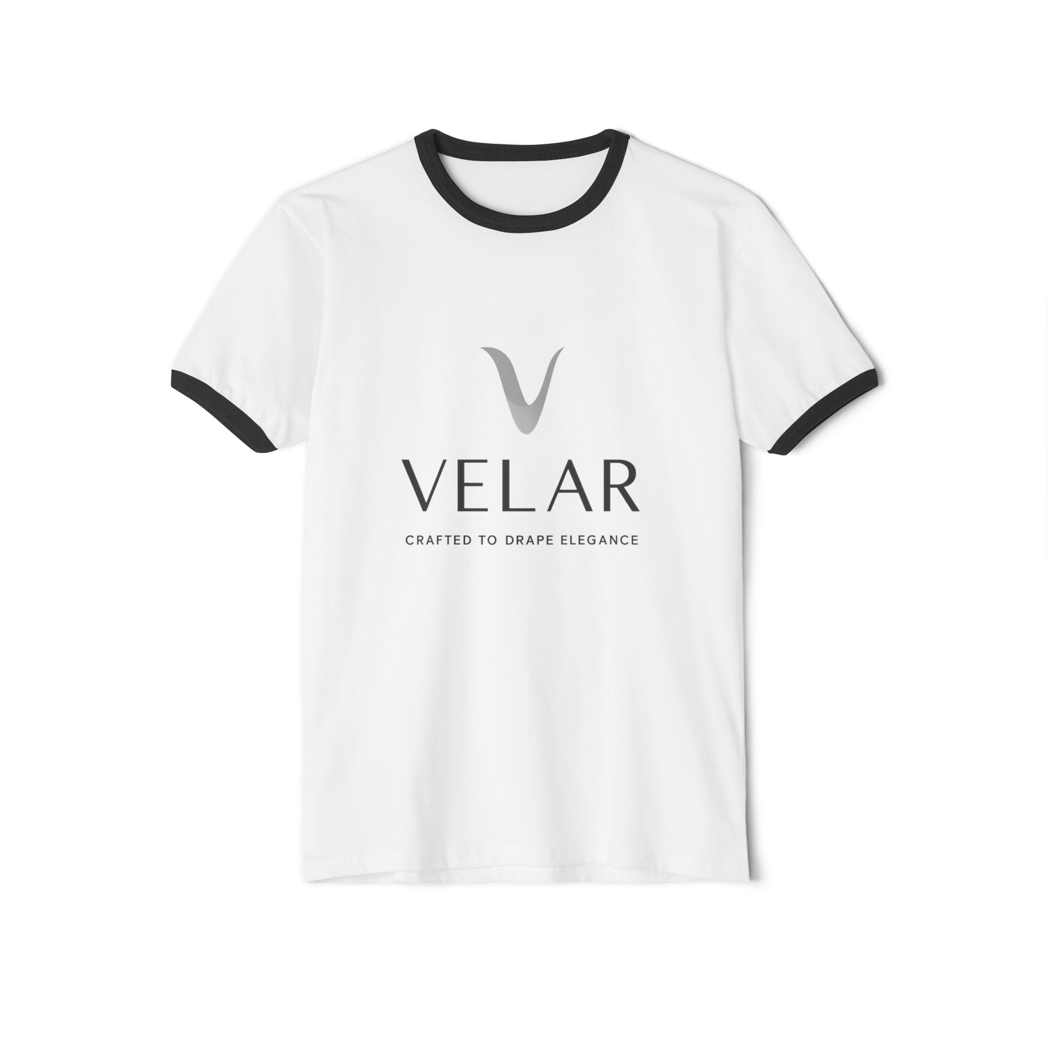 VELAR Vintage Unisex Cotton Ringer T-Shirt | Casual Streetwear Graphic Tee