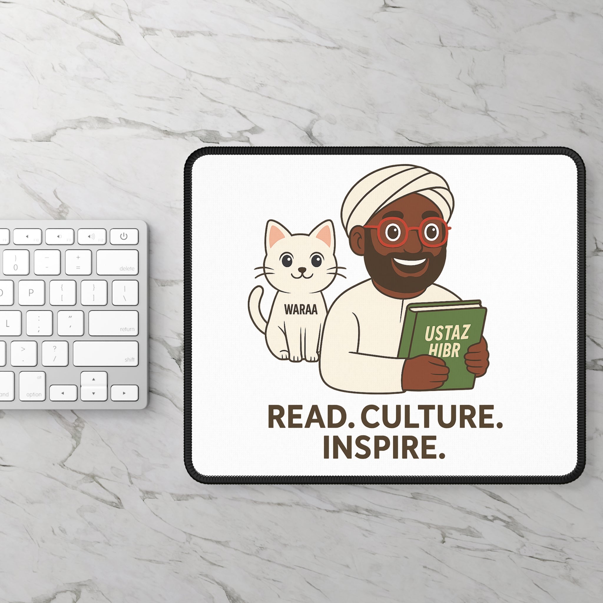 Gaming Mouse Pad – Inspiring Whimsical Design, Gift for Gamers, Students & Book Lovers | The White Story"