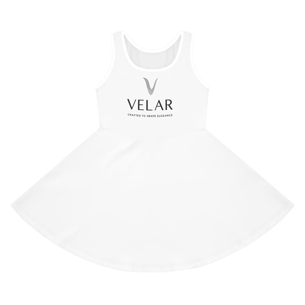 VELAR Girls’ Sleeveless Sundress | Stylish Summer Wear