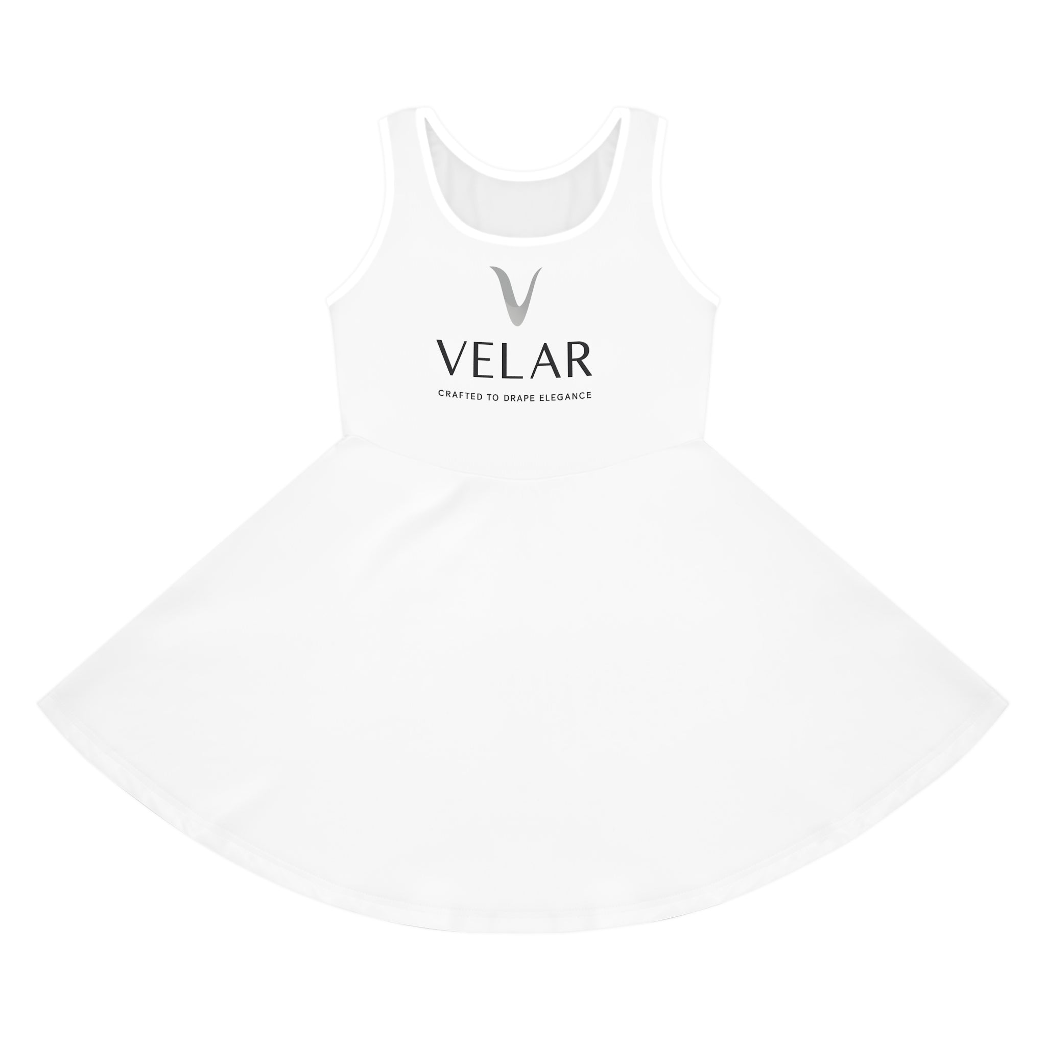 VELAR Girls’ Sleeveless Sundress | Stylish Summer Wear