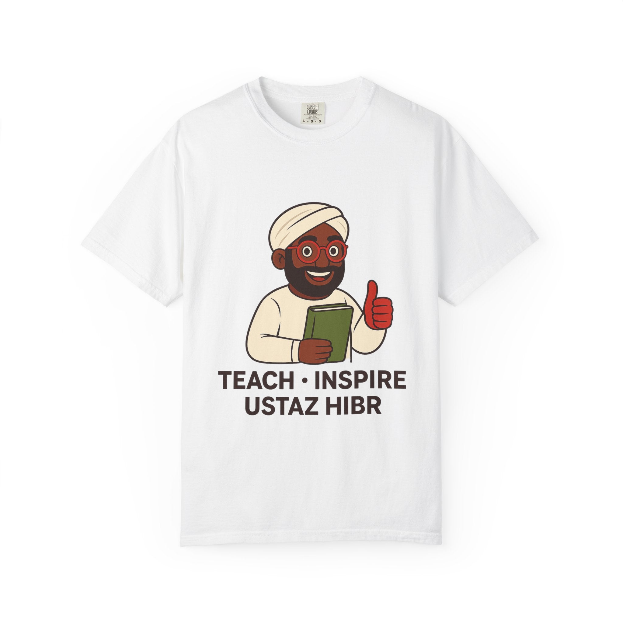Teach & Inspire T-shirt – Motivational Unisex Apparel, Gift for Educators | Ustaz Hibr