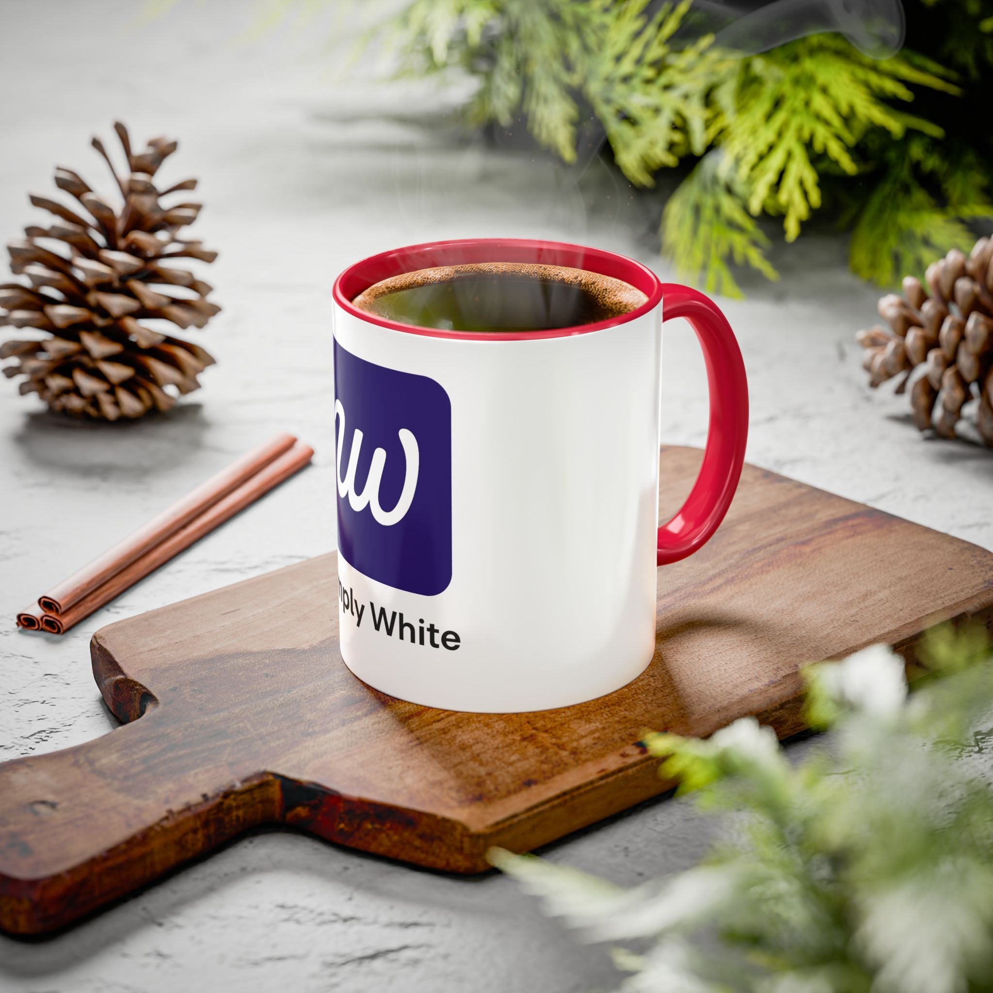 Customizable Colorful Coffee Mug – Unique Modern Gift for Home, Office & Holidays | The White Story