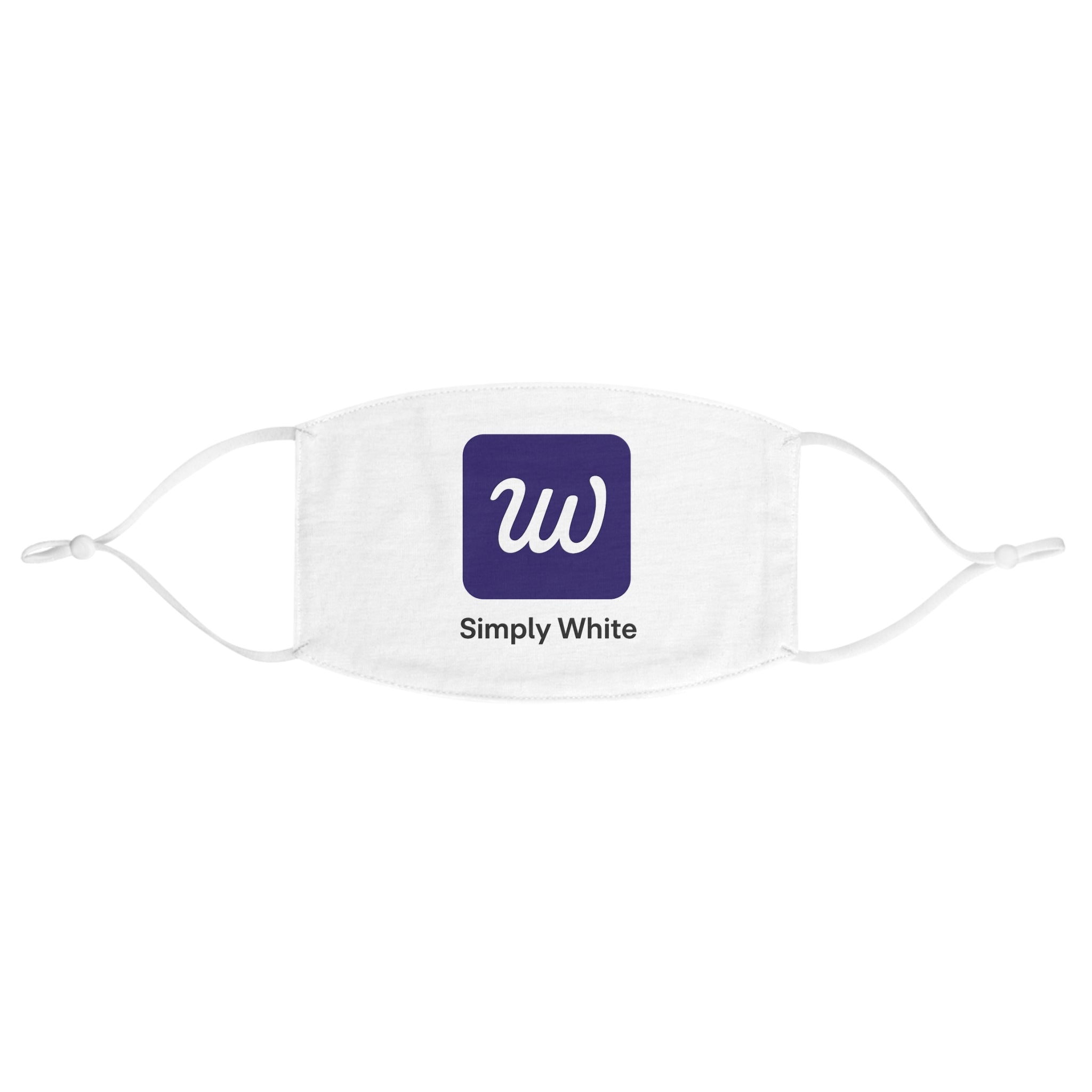 White Fabric Face Mask – Elegant Reusable Mask for Everyday Wear, Fashion & Safety | The White Story